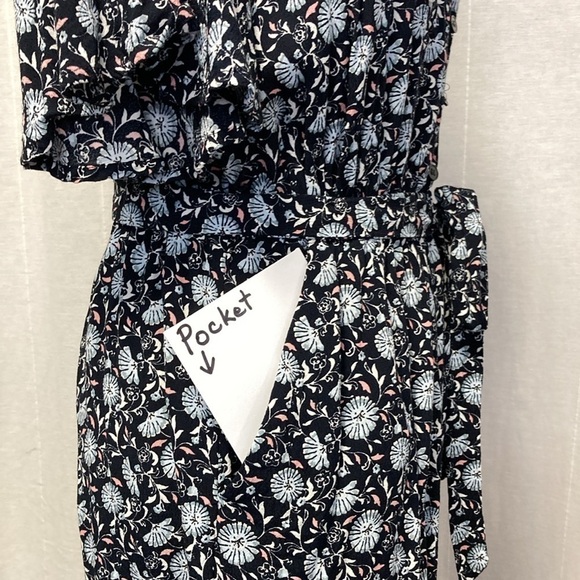 Loft ROMPER Daisy Bar Back Flutter - Picture 5 of 12